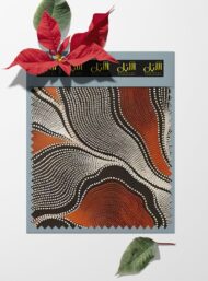 Wave abstract style with black,red colors - Image 6