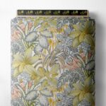 Leaf flower style with yellow,green colors