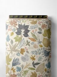 Leaf flower style with green,brown colors