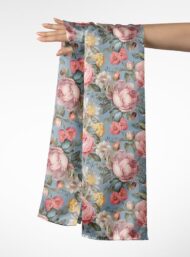 Petal flower style with pink,green colors - Image 3