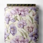 Petal flower style with pink,green colors