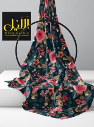 Petal flower style with pink,green colors - Image 2