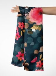 Petal flower style with pink,green colors - Image 3