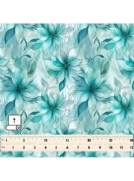 Petal flower style with green, blue colors - Image 5