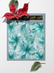 Petal flower style with green, blue colors - Image 6
