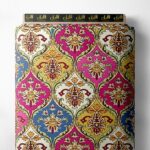 Bloom flower style with yellow,pink colors