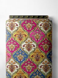 Bloom flower style with yellow,pink colors