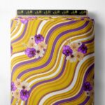 Petal flower style with yellow,white colors