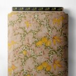 Bloom flower style with yellow,green colors