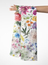 Bloom flower style with pink,green colors - Image 3