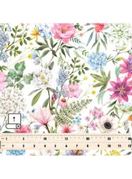 Bloom flower style with pink,green colors - Image 5