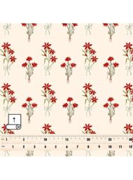 Bloom flower style with red, green colors - Image 5