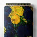 Petal flower style with yellow,green colors