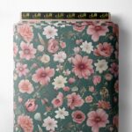 Petal flower style with pink,white colors