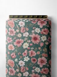 Petal flower style with pink,white colors