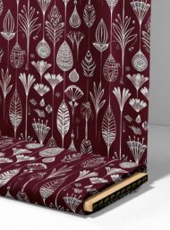 Leaf flower style with brown, white colors - Image 4