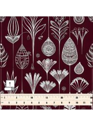 Leaf flower style with brown, white colors - Image 5