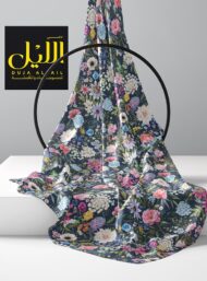 Petal flower style with pink,green colors - Image 2