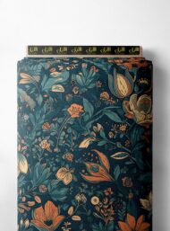 Petal flower style with green,orange colors