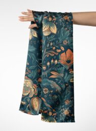 Petal flower style with green,orange colors - Image 3