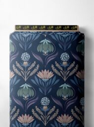 Petal flower style with blue,pink colors