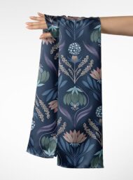 Petal flower style with blue,pink colors - Image 3