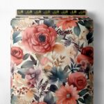 Petal flower style with pink,red colors