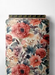 Petal flower style with pink,red colors