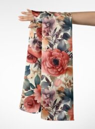 Petal flower style with pink,red colors - Image 3