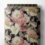 Petal flower style with pink,white colors