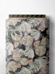 Banana flower style with green,yellow colors