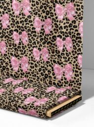 Bow flower style with pink,brown colors - Image 4