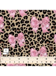 Bow flower style with pink,brown colors - Image 5