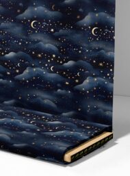 Moon ocean and sky style with black,blue colors - Image 4