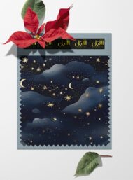 Moon ocean and sky style with black,blue colors - Image 6