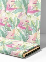 Leaf nature style with green,pink colors - Image 4