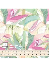 Leaf nature style with green,pink colors - Image 5