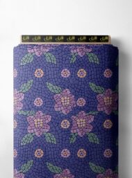 Petal flower style with pink,green colors