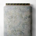 Bloom flower style with grey,white colors