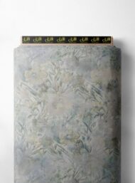 Bloom flower style with grey,white colors