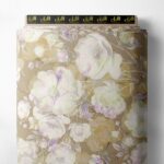 Petal flower style with white,green colors