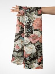 Rose flower style with pink,white colors - Image 3