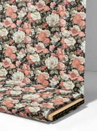 Rose flower style with pink,white colors - Image 4