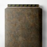 Leaf nature style with brown, grey colors