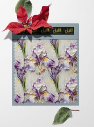 Petal flower style with white,green colors - Image 6