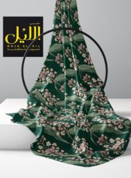 Leaf flower style with green,pink colors - Image 2