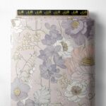 Bloom flower style with white,pink colors