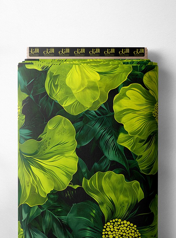 LAI01-1643_1-1.jpg Petal flower style with green, yellow colors - Image 1