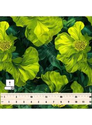 Petal flower style with green, yellow colors - Image 5