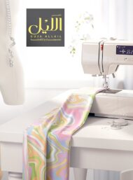 Swirl abstract style with pink,green colors - Image 7